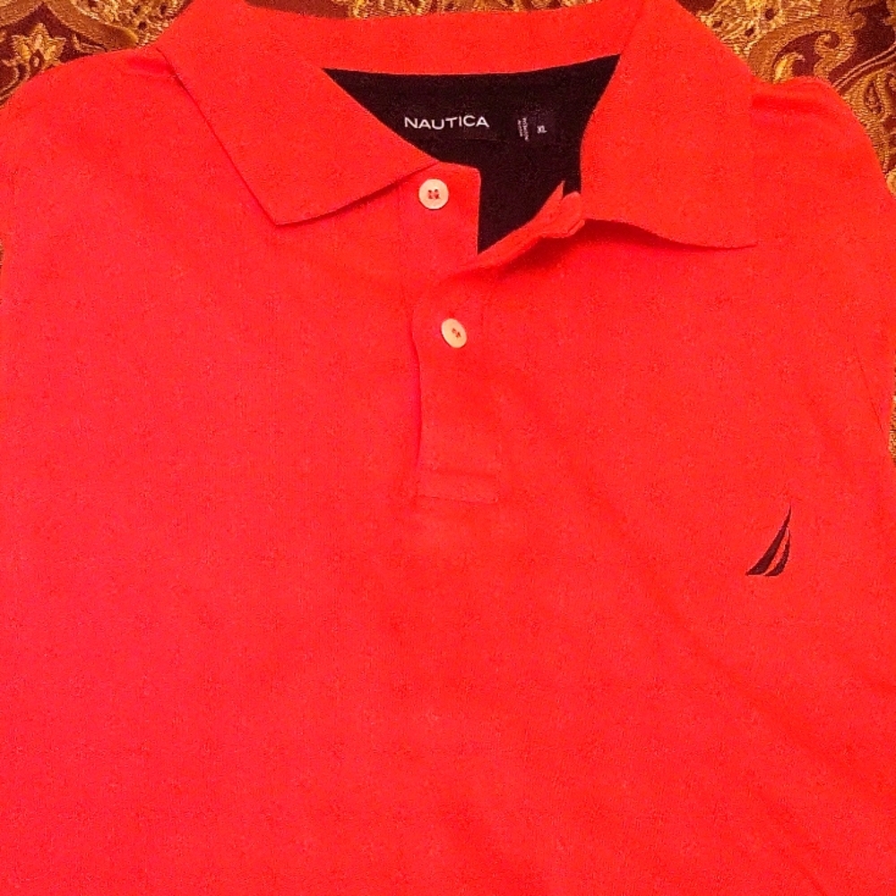 Nautica mens short sleeve polo shirt